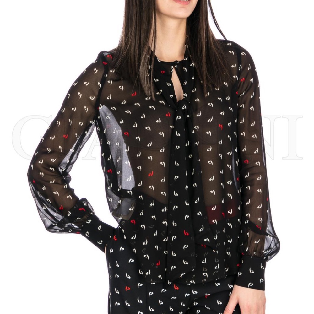 BWT Pinko Delizioso printed georgette blouse